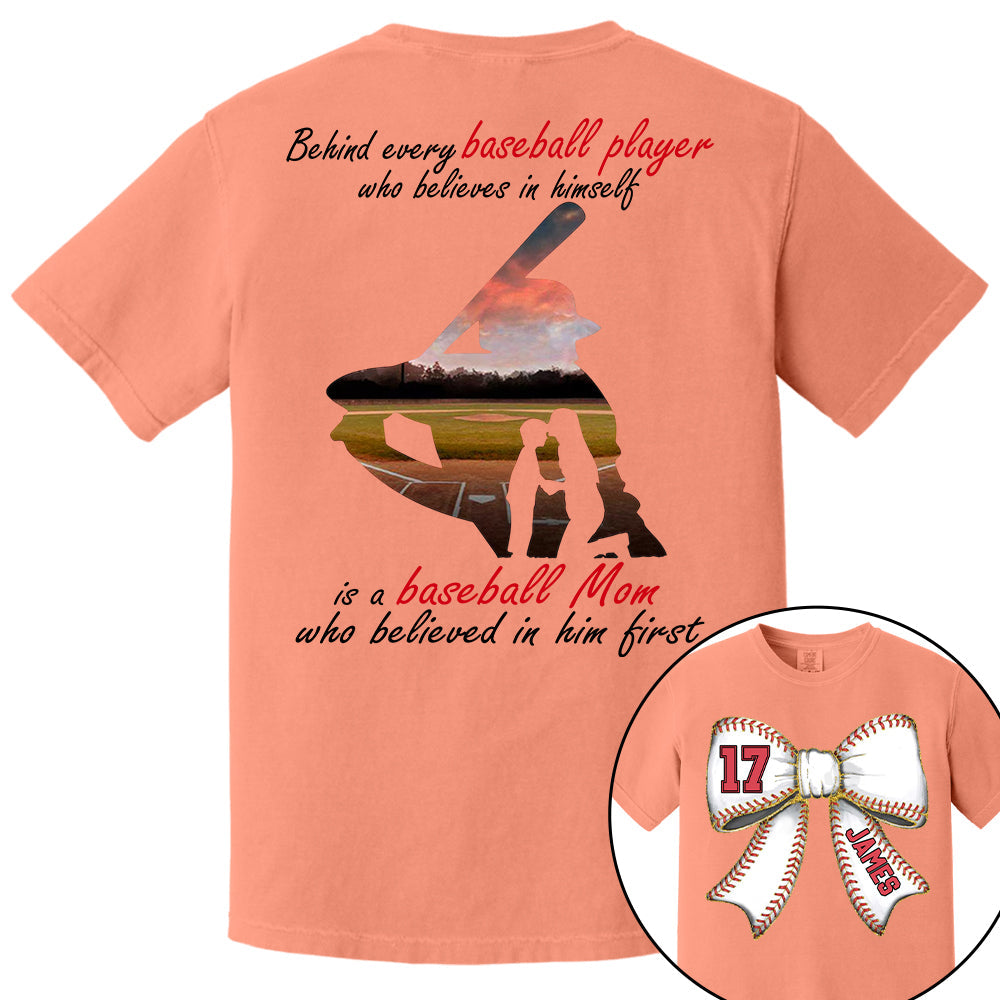 Baseball Mom Shirt, Personalized Baseball Shirt, Gift For Baseball Lover A2110 Nh00