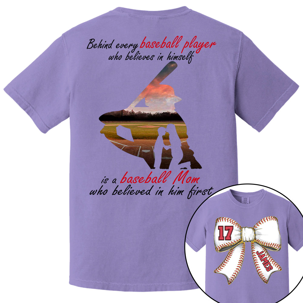 Baseball Mom Shirt, Personalized Baseball Shirt, Gift For Baseball Lover A2110 Nh00