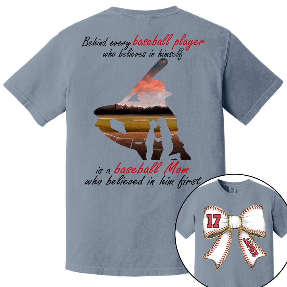 Baseball Mom Shirt, Personalized Baseball Shirt, Gift For Baseball Lover A2110 Nh00