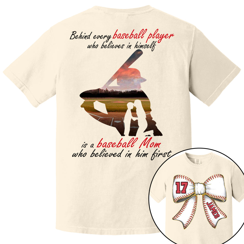 Baseball Mom Shirt, Personalized Baseball Shirt, Gift For Baseball Lover A2110 Nh00