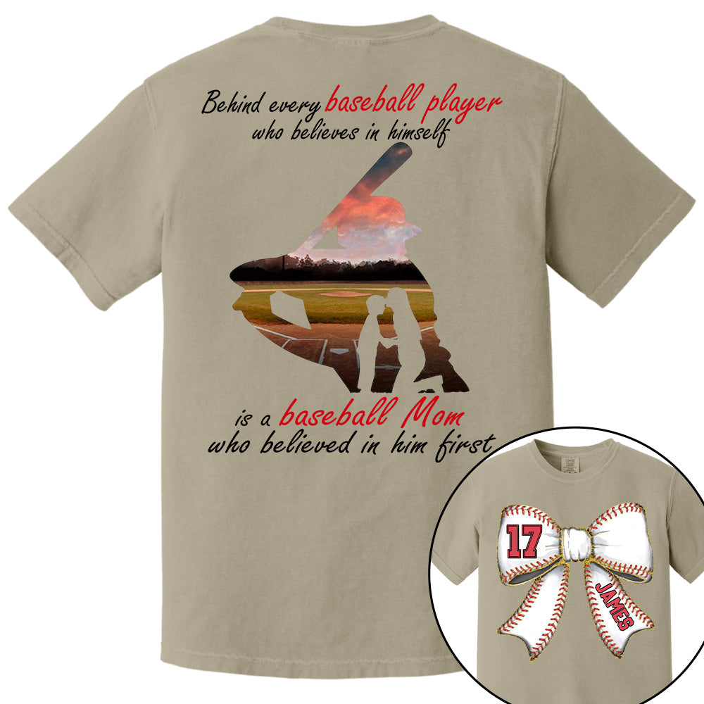 Baseball Mom Shirt, Personalized Baseball Shirt, Gift For Baseball Lover A2110 Nh00