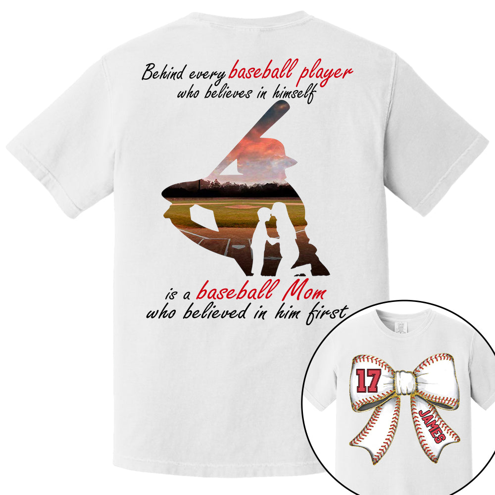 Baseball Mom Shirt, Personalized Baseball Shirt, Gift For Baseball Lover A2110 Nh00