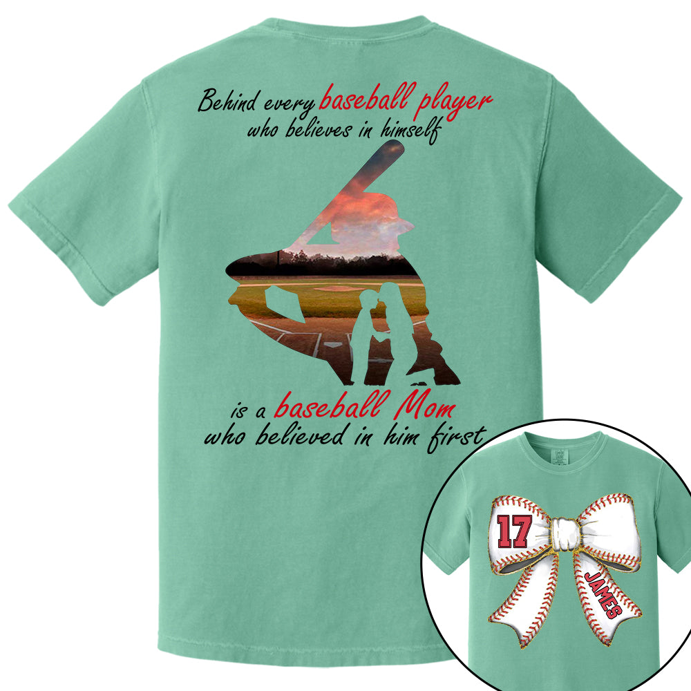 Baseball Mom Shirt, Personalized Baseball Shirt, Gift For Baseball Lover A2110 Nh00