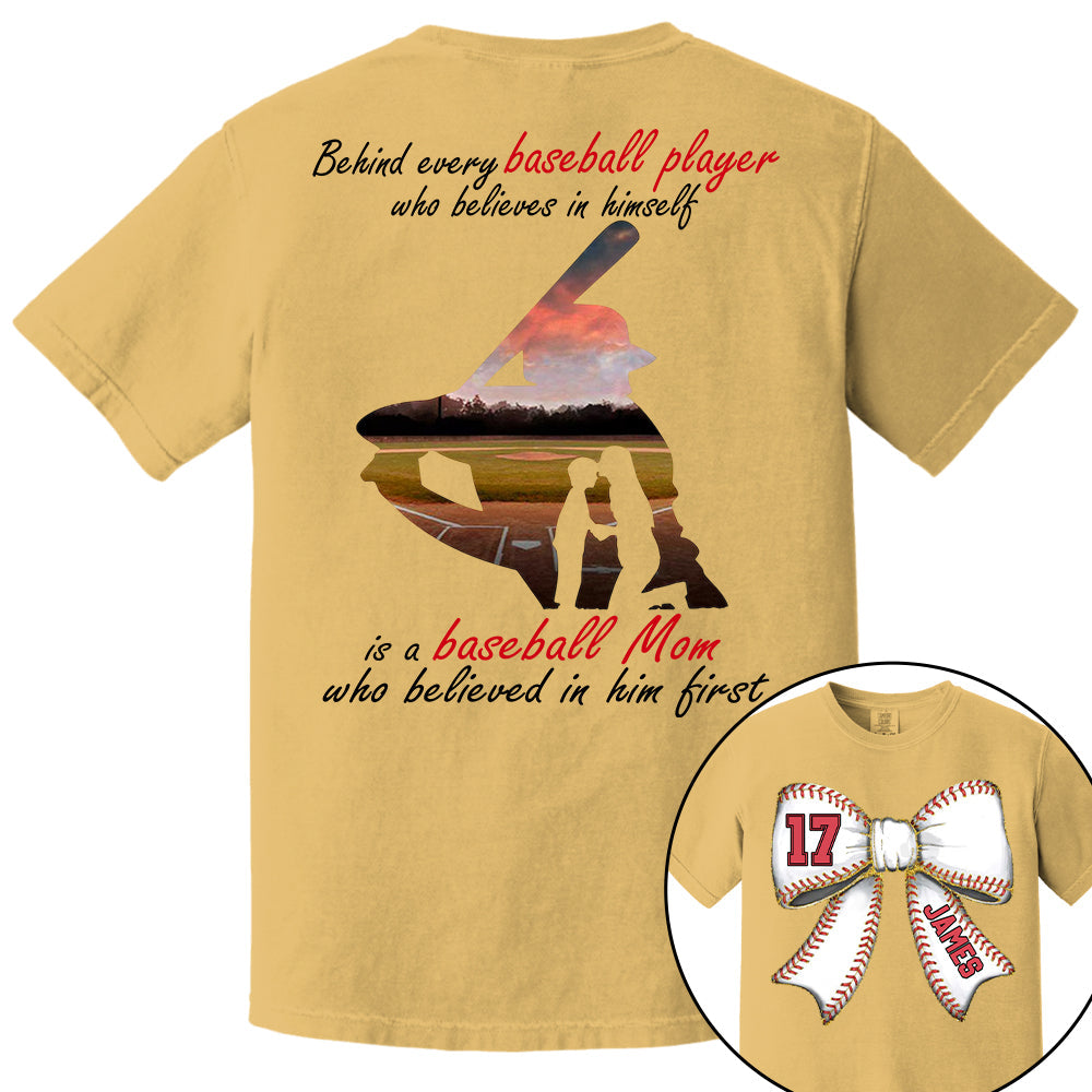 Baseball Mom Shirt, Personalized Baseball Shirt, Gift For Baseball Lover A2110 Nh00