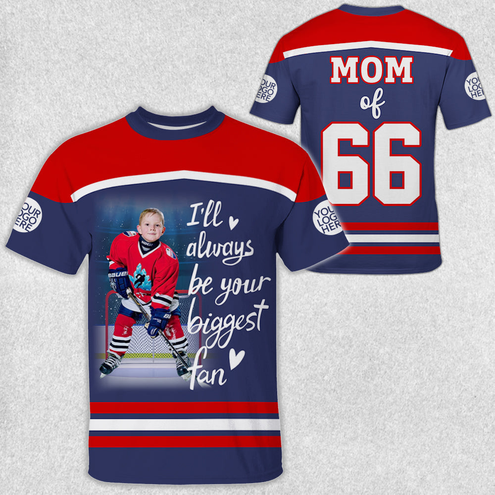 Custom Photo Ice Hockey Jersey Gift For Ice Hockey Lovers - Personalized Gift For Ice Hockey Player
