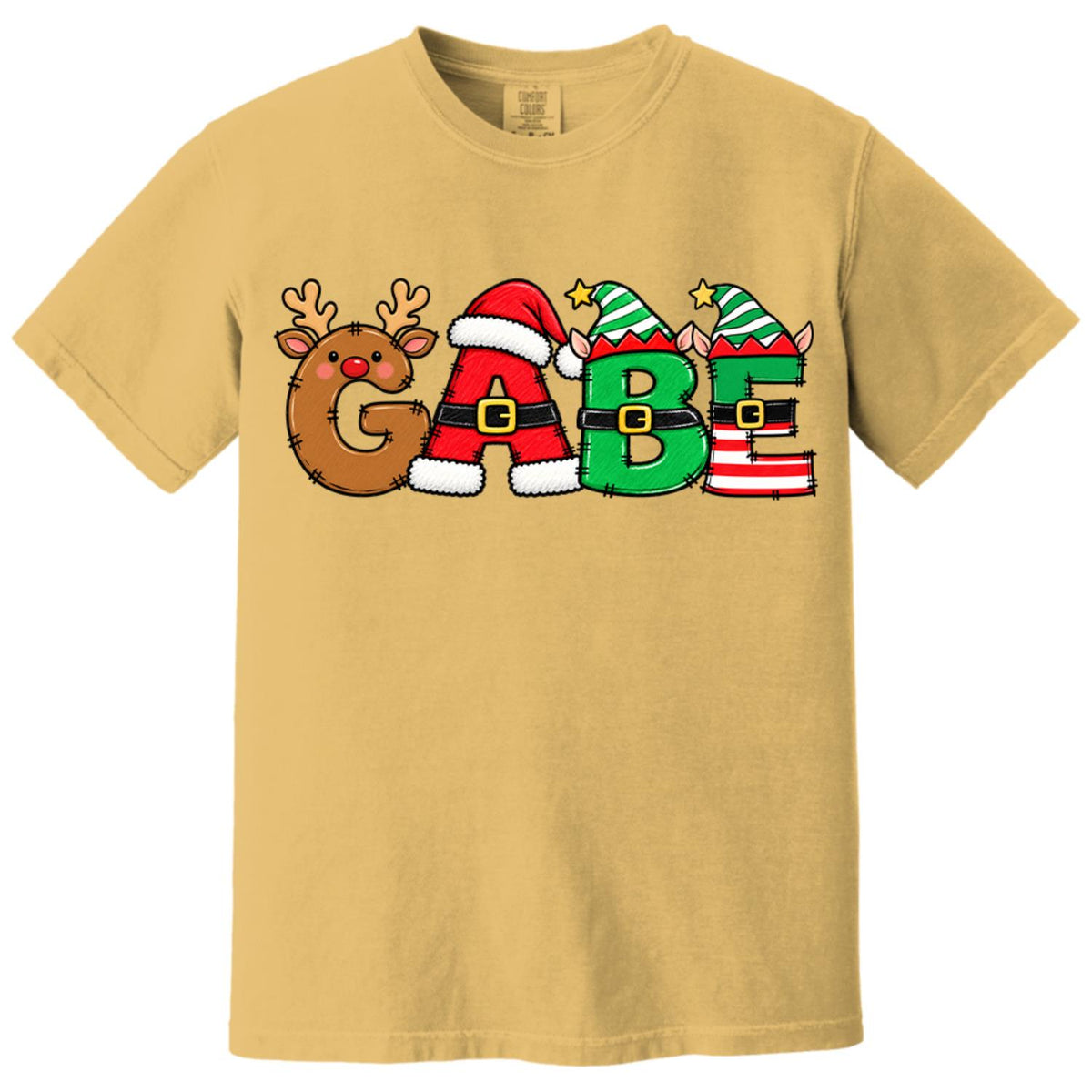 Christmas Name Shirt Monogram Matching Family Tee Christmas 2026 T-Shirt Holiday Custom Family Christmas T-Shirt Xmas Tee With Name Hv01