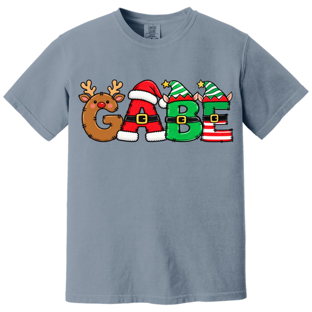 Christmas Name Shirt Monogram Matching Family Tee Christmas 2026 T-Shirt Holiday Custom Family Christmas T-Shirt Xmas Tee With Name Hv01