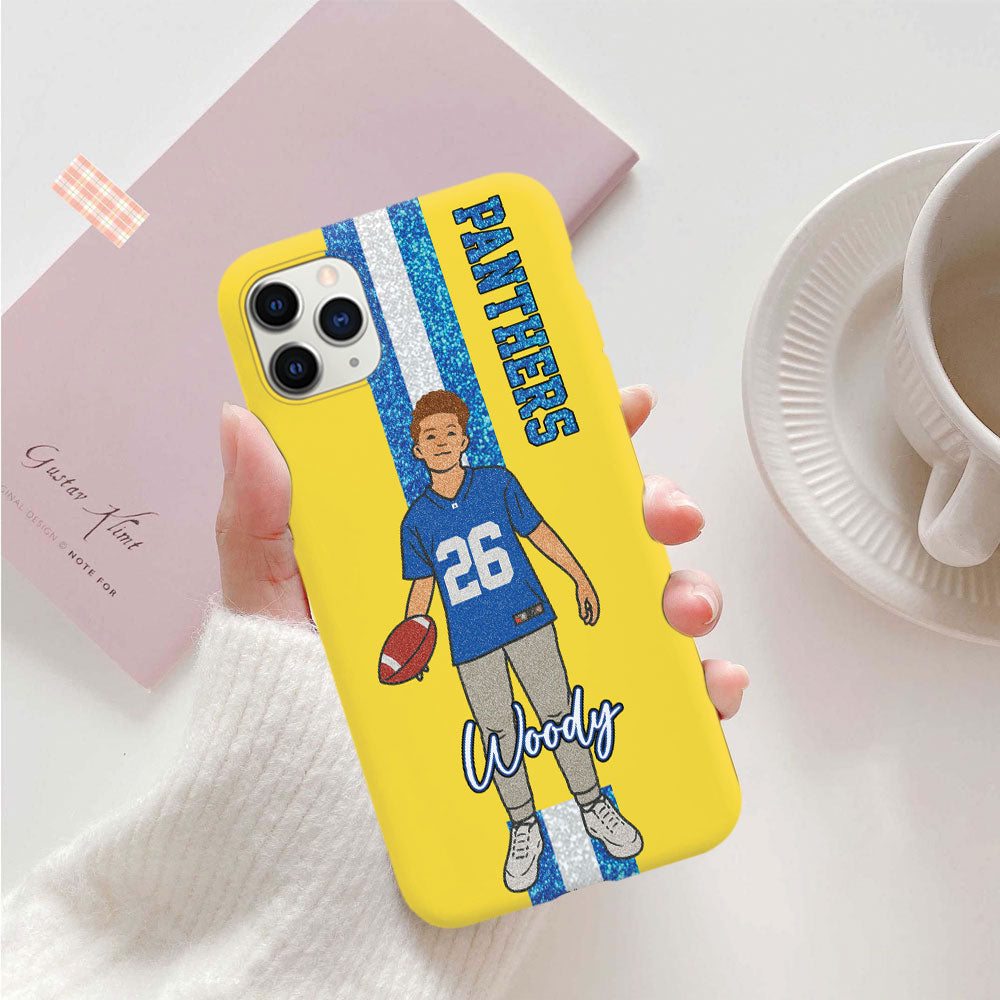Personalized Custom Photo Clipart Phone Case For Football Family Tu24 Pt99