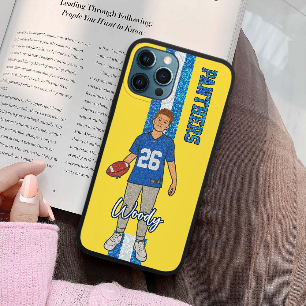 Personalized Custom Photo Clipart Phone Case For Football Family Tu24 Pt99