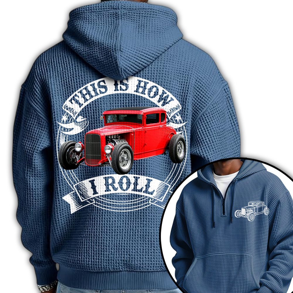 I'm Not Old I'm Classic Hot Rod - Ford Model A Graphic Personalized Car's Photo Quarter Zip Hoodie Hv01