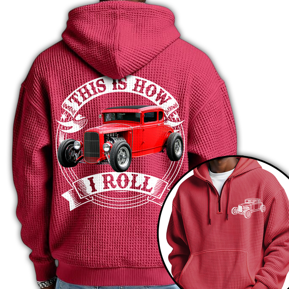 I'm Not Old I'm Classic Hot Rod - Ford Model A Graphic Personalized Car's Photo Quarter Zip Hoodie Hv01