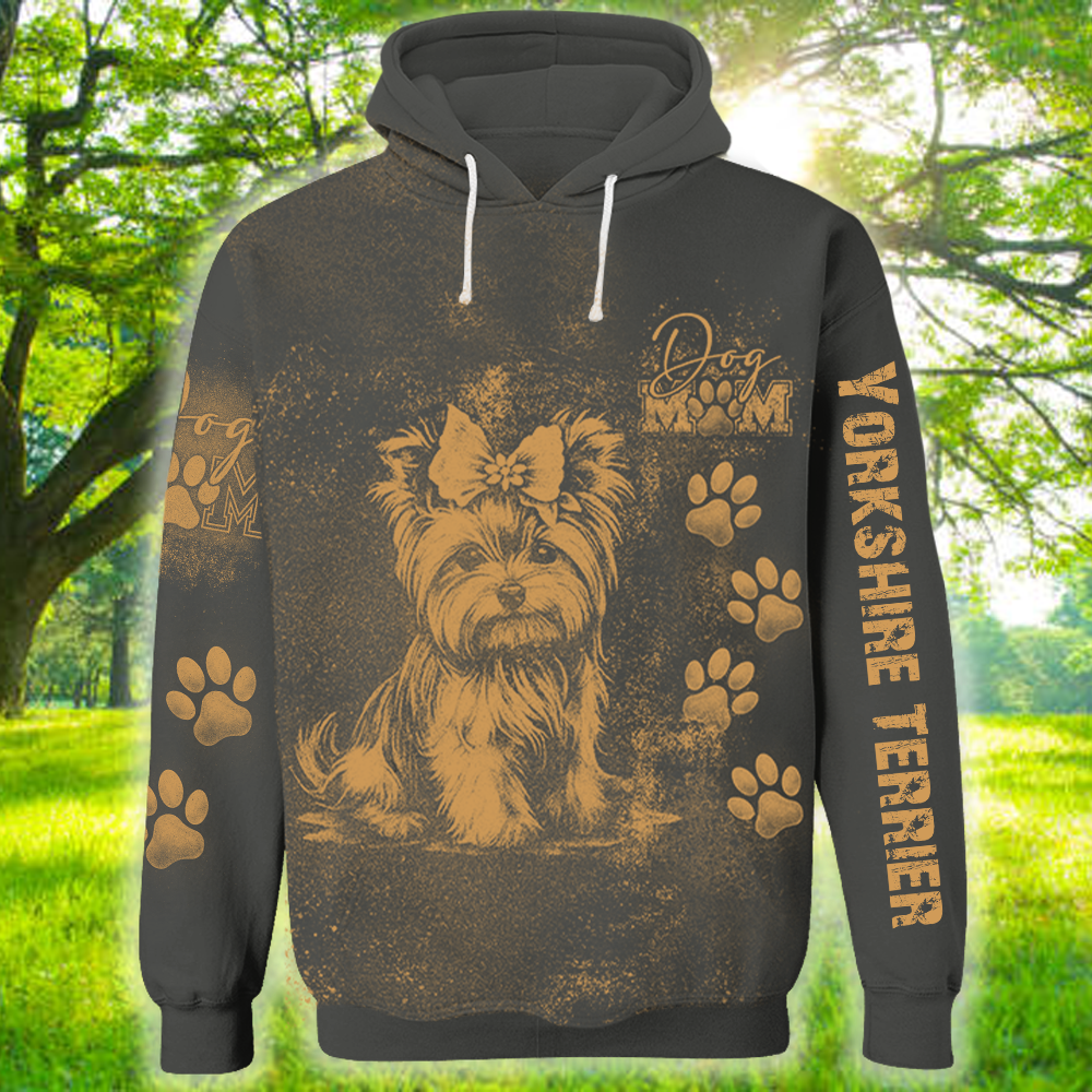 Personalized Yorkshire Terrier Bleach Style Dog Mom Shirt For Dog Lovers Nh00