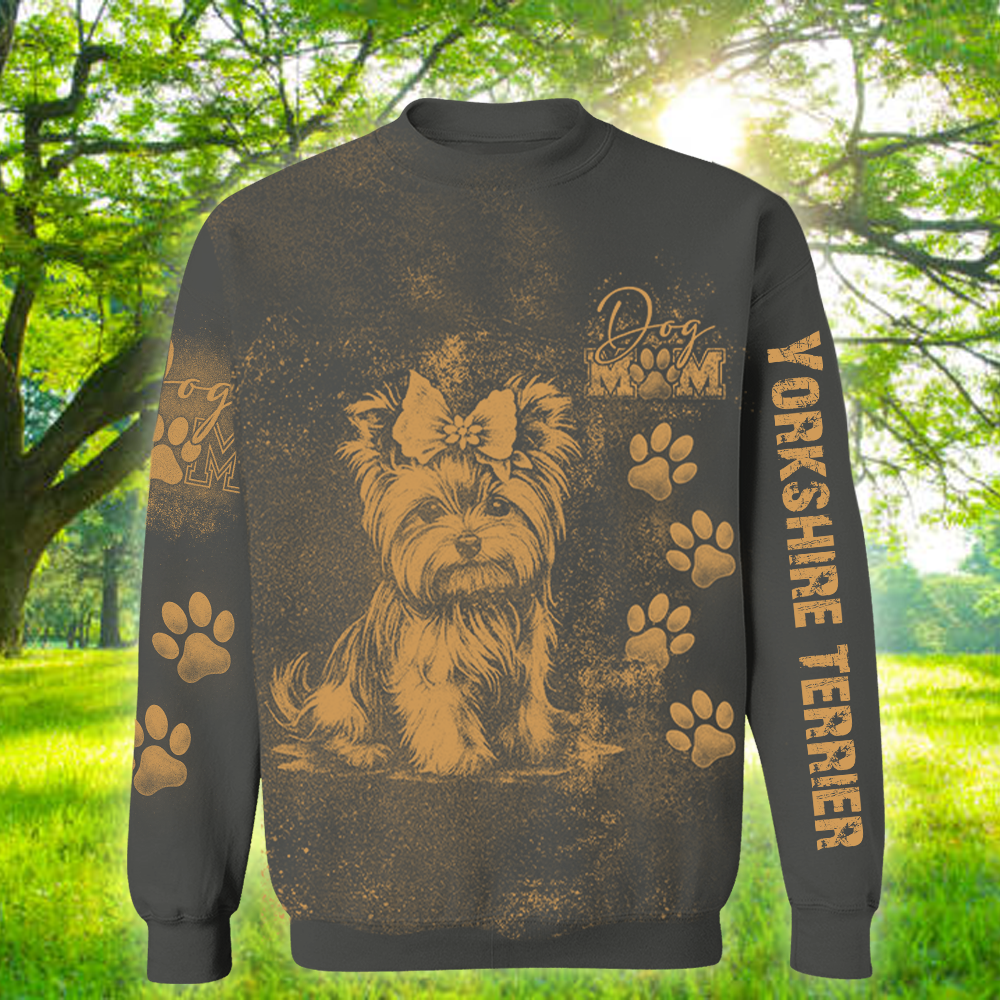 Personalized Yorkshire Terrier Bleach Style Dog Mom Shirt For Dog Lovers Nh00