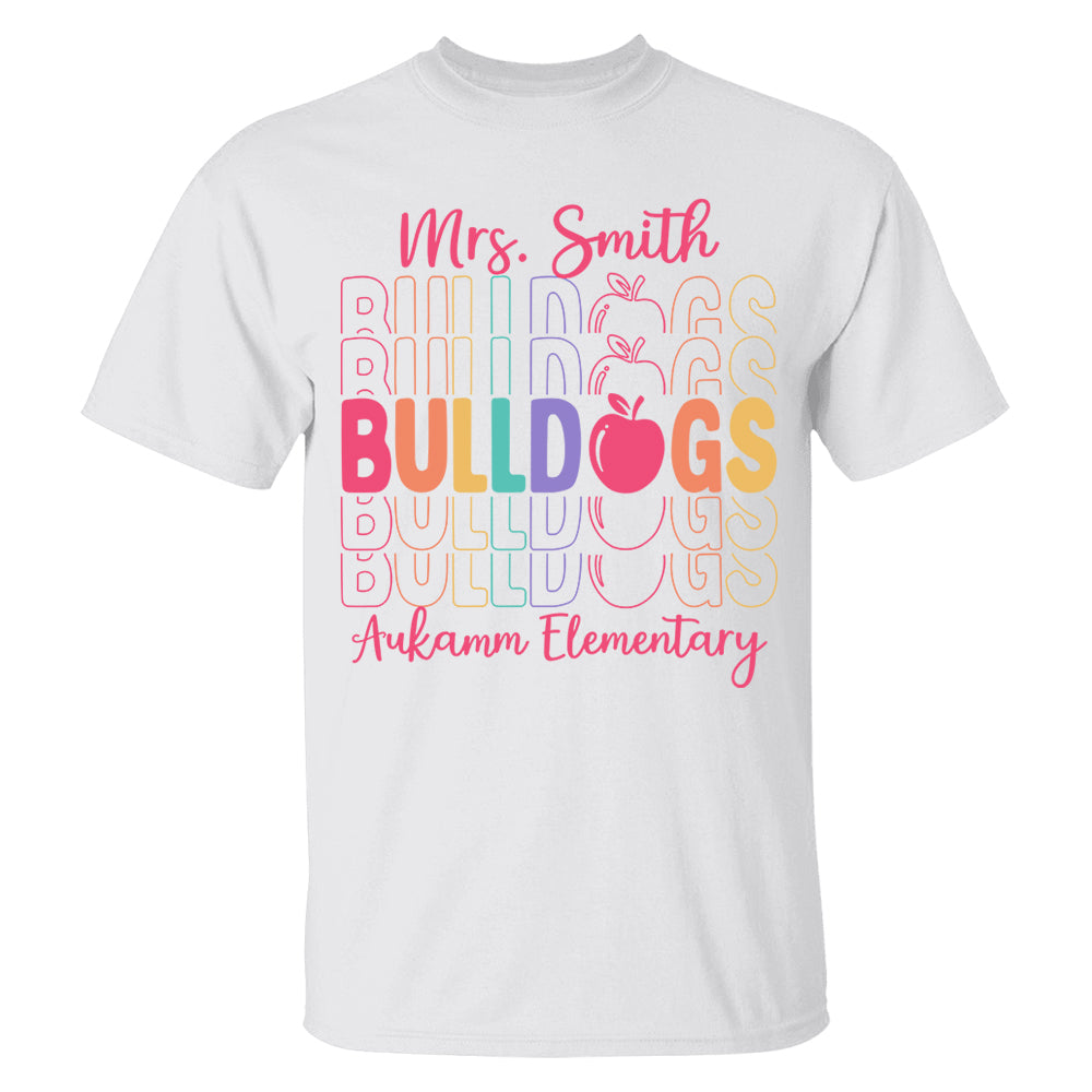 School Mascot Shirt Personalized School Spirit Gift For Teacher Ph99 Do99