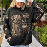 Personalized Bleach Style Dog Shirt, When I Needed A Hand I Found A Paw, Gift For Dog Lover T180