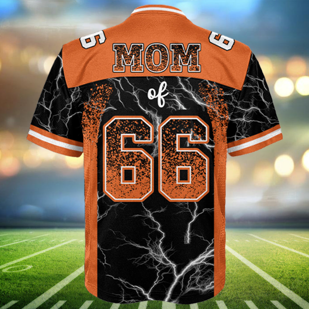 Custom I Will Always Be Your Biggest Fan Football Jersey For Mom Dad Family L0411 T24
