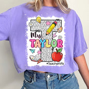 Teacher Name Custom Design, Back To School Teacher Personalized Shirt, Appreciation Gift For Teacher Tu24 Do99