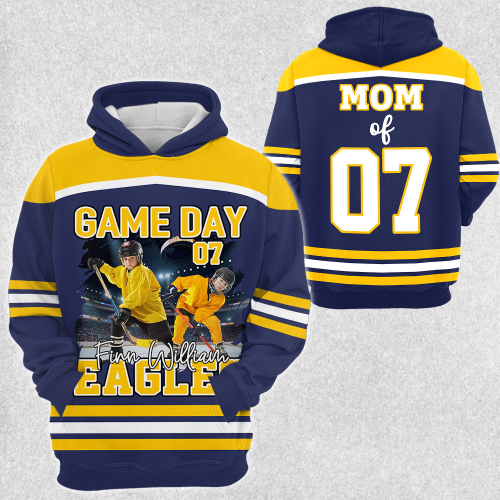 GameDay Ice Hockey Personalized Shirt Custom Photo And Team Name