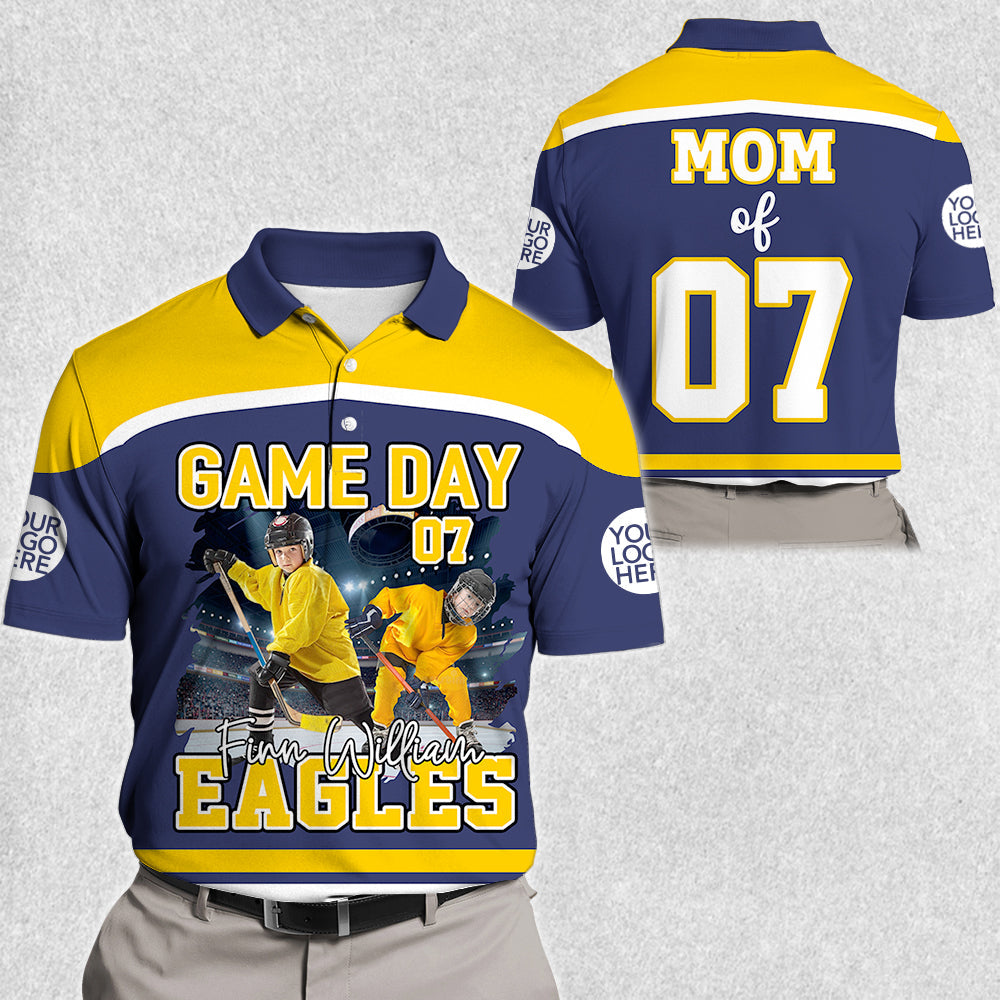 GameDay Ice Hockey Personalized Shirt Custom Photo And Team Name