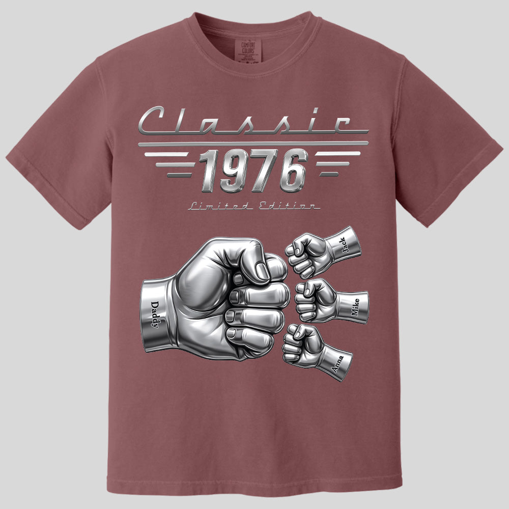 Classic Car Style Dad Shirt - Personalized Gifts For Dad Pt99
