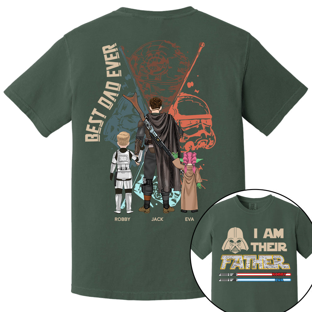 Custom I Am Their Father Shirt, Gift For Dad, Father's Day L0411 Li29