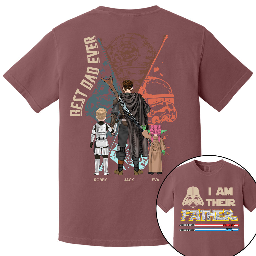 Custom I Am Their Father Shirt, Gift For Dad, Father's Day L0411 Li29