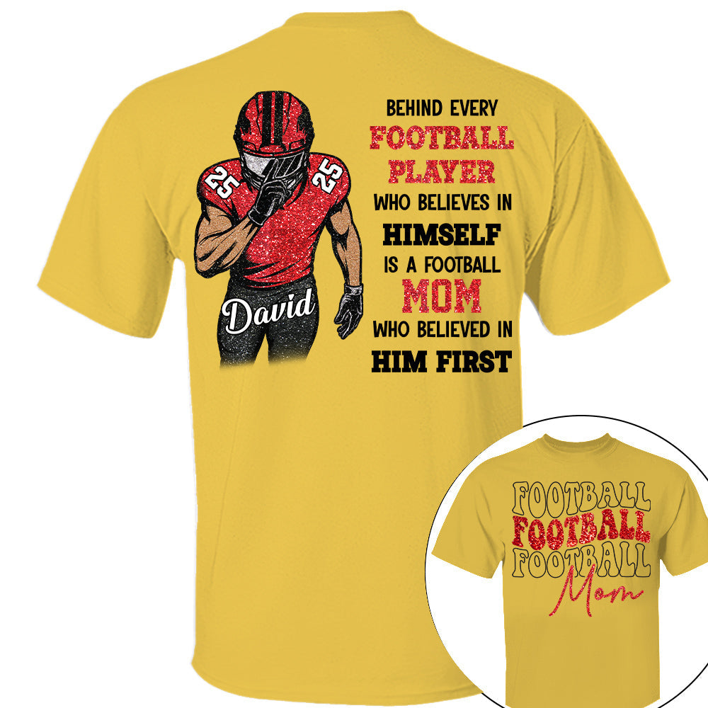 Behind Every Football Player Shirt - Personalized Shirt For Football Family NA04 Nh00