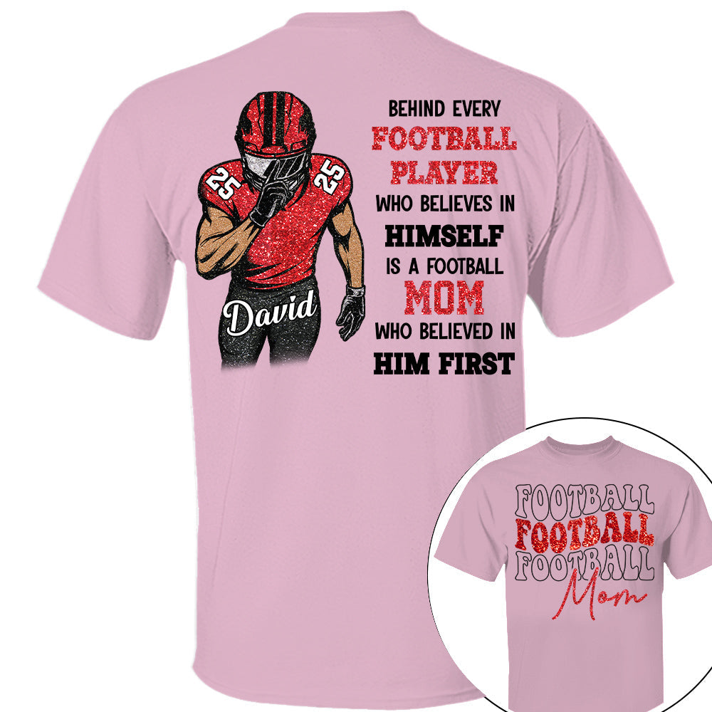 Behind Every Football Player Shirt - Personalized Shirt For Football Family NA04 Nh00