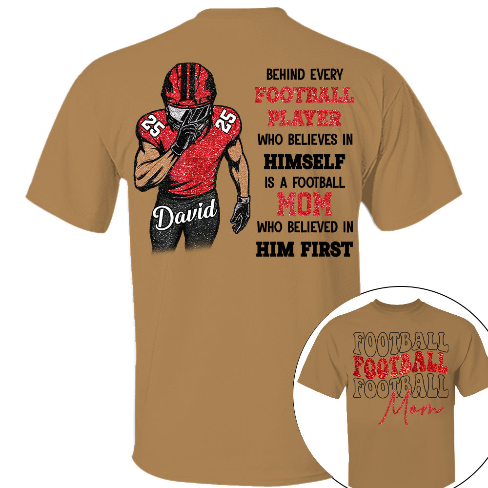 Behind Every Football Player Shirt - Personalized Shirt For Football Family NA04 Nh00