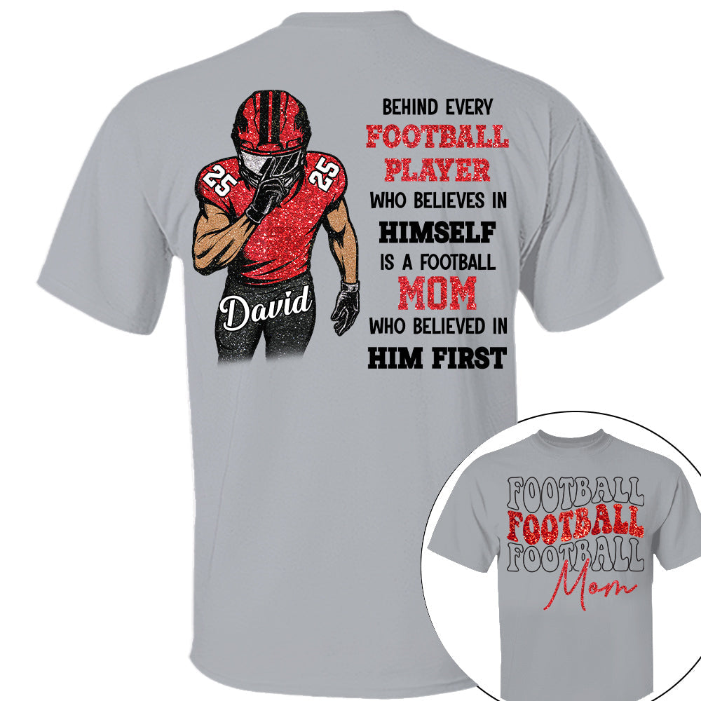 Behind Every Football Player Shirt - Personalized Shirt For Football Family NA04 Nh00