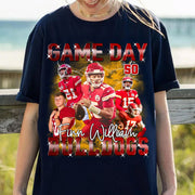 Custom Photo Football Game Day Custom Bootleg Shirt 90s Vintage Personalized Shirt Tu24 Pt99