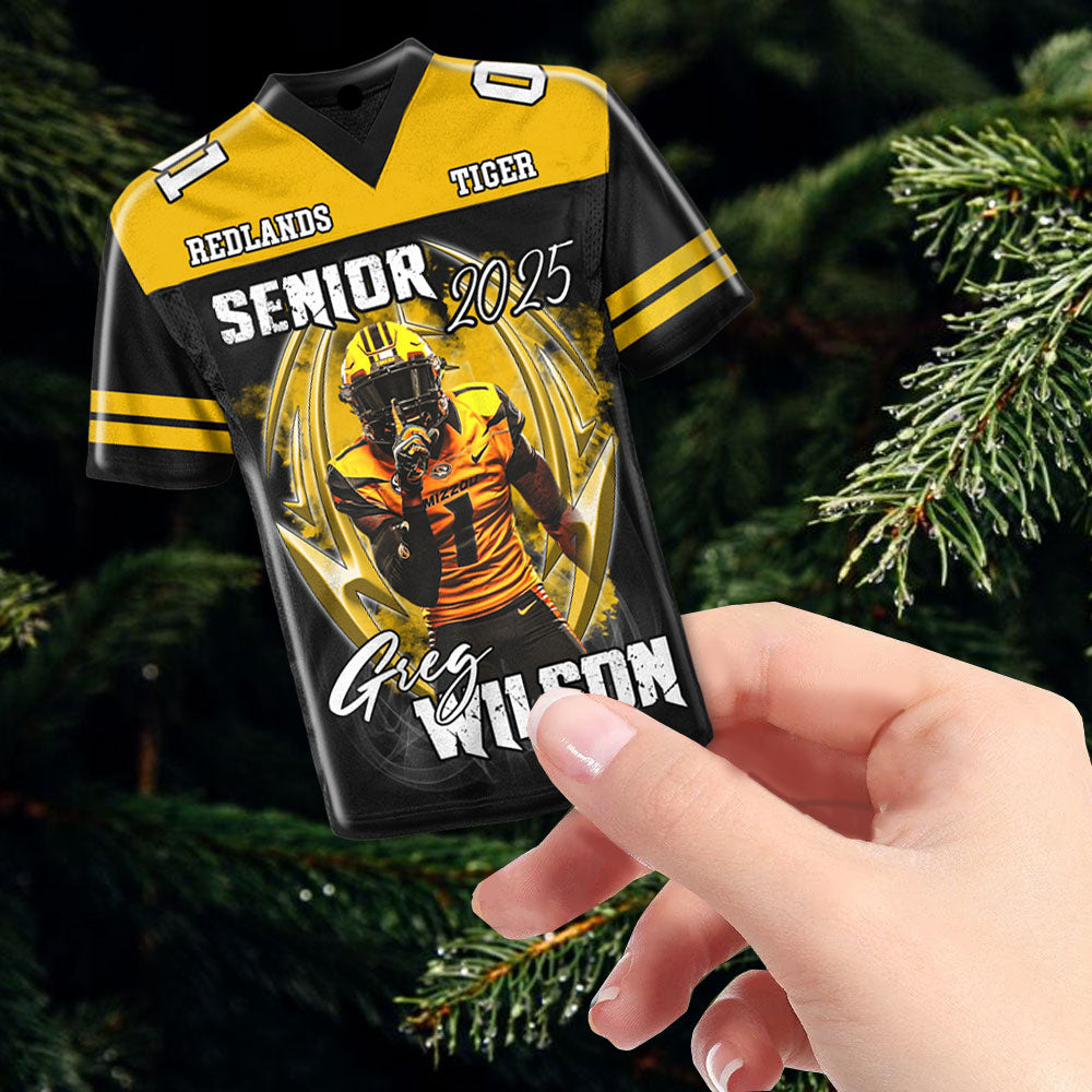 Personalized Football Jersey Ornament For Football Family A2110 Pt99 