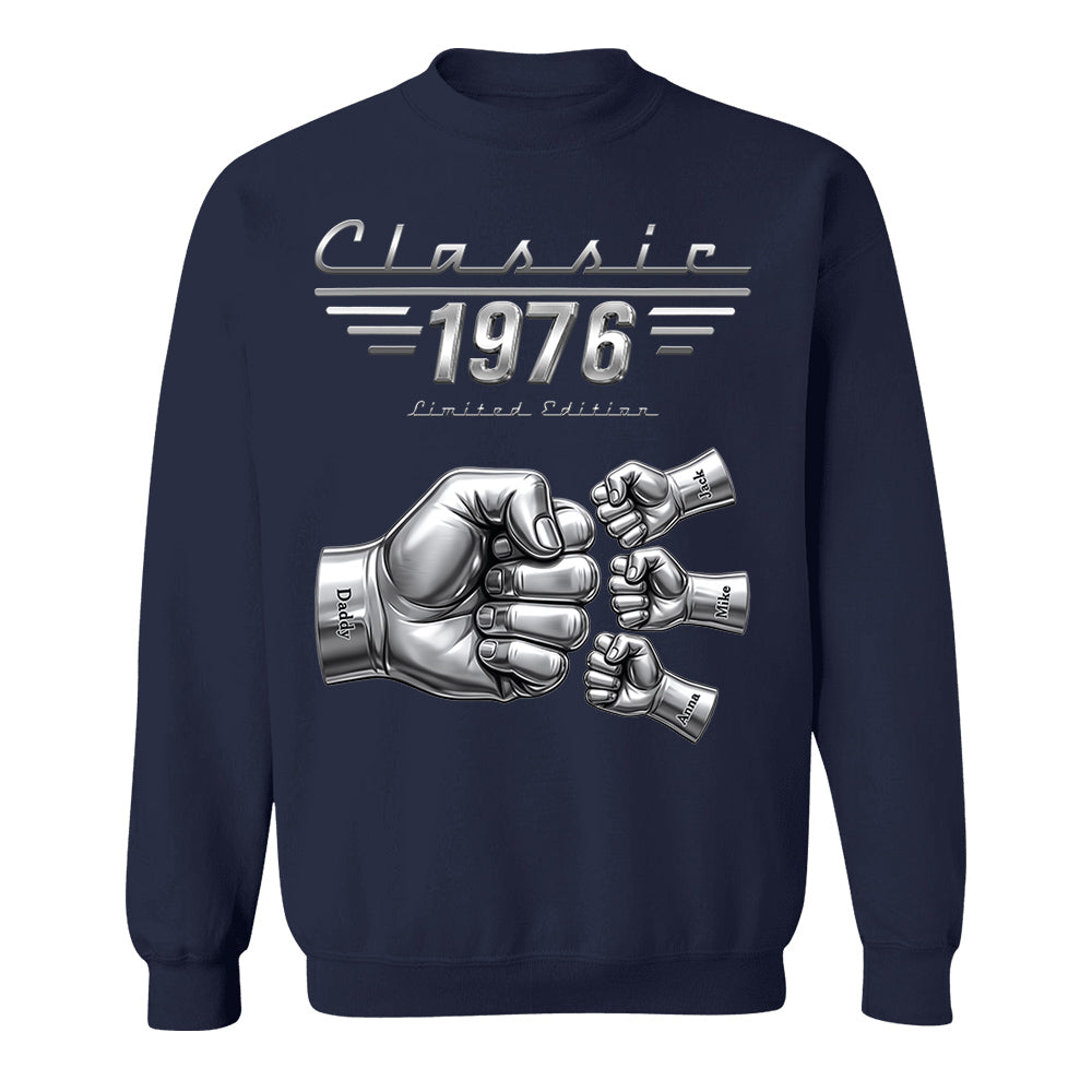 Classic Car Style Dad Shirt - Personalized Gifts For Dad Pt99
