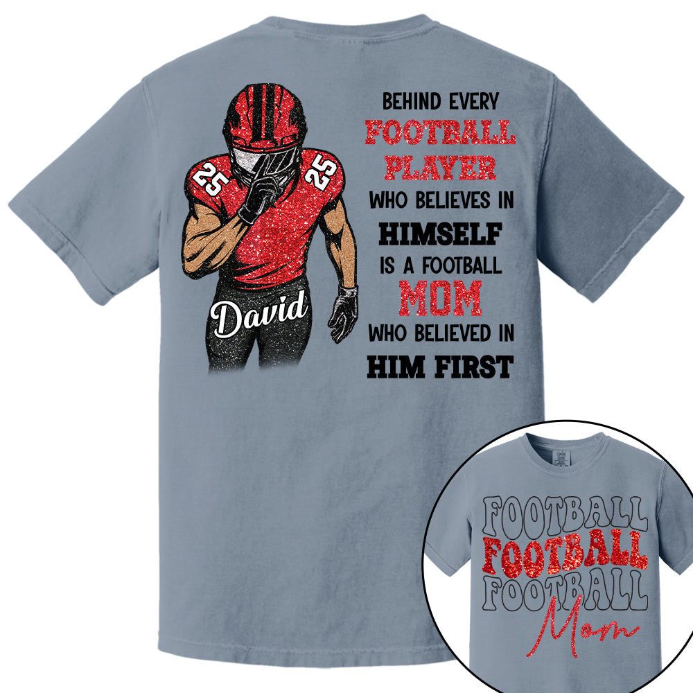 Behind Every Football Player Shirt - Personalized Shirt For Football Family NA04 Nh00