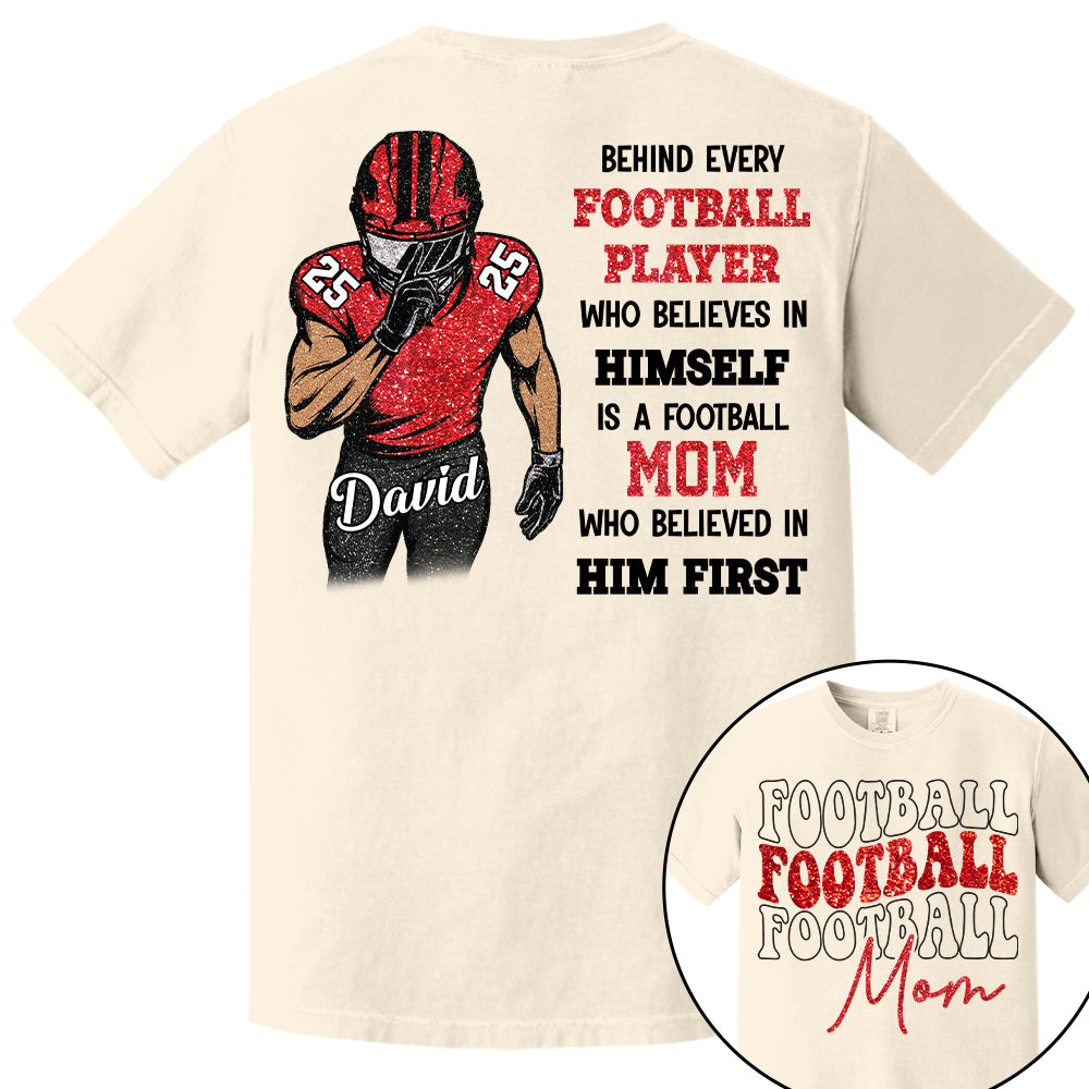 Behind Every Football Player Shirt - Personalized Shirt For Football Family NA04 Nh00