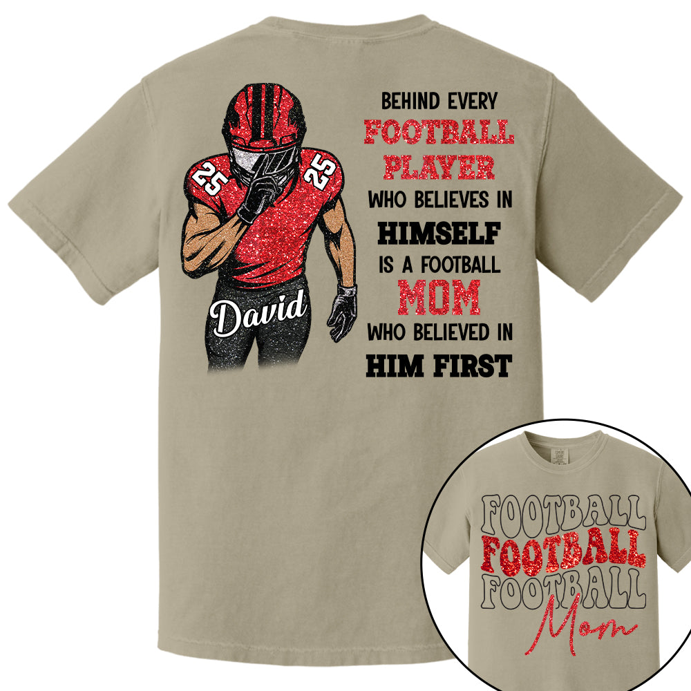 Behind Every Football Player Shirt - Personalized Shirt For Football Family NA04 Nh00