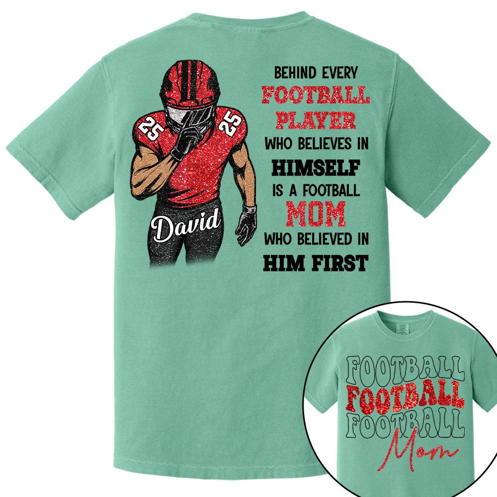 Behind Every Football Player Shirt - Personalized Shirt For Football Family NA04 Nh00