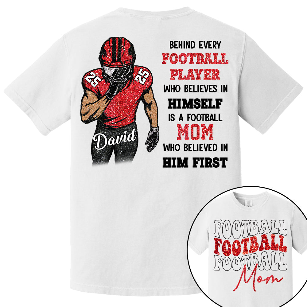 Behind Every Football Player Shirt - Personalized Shirt For Football Family NA04 Nh00