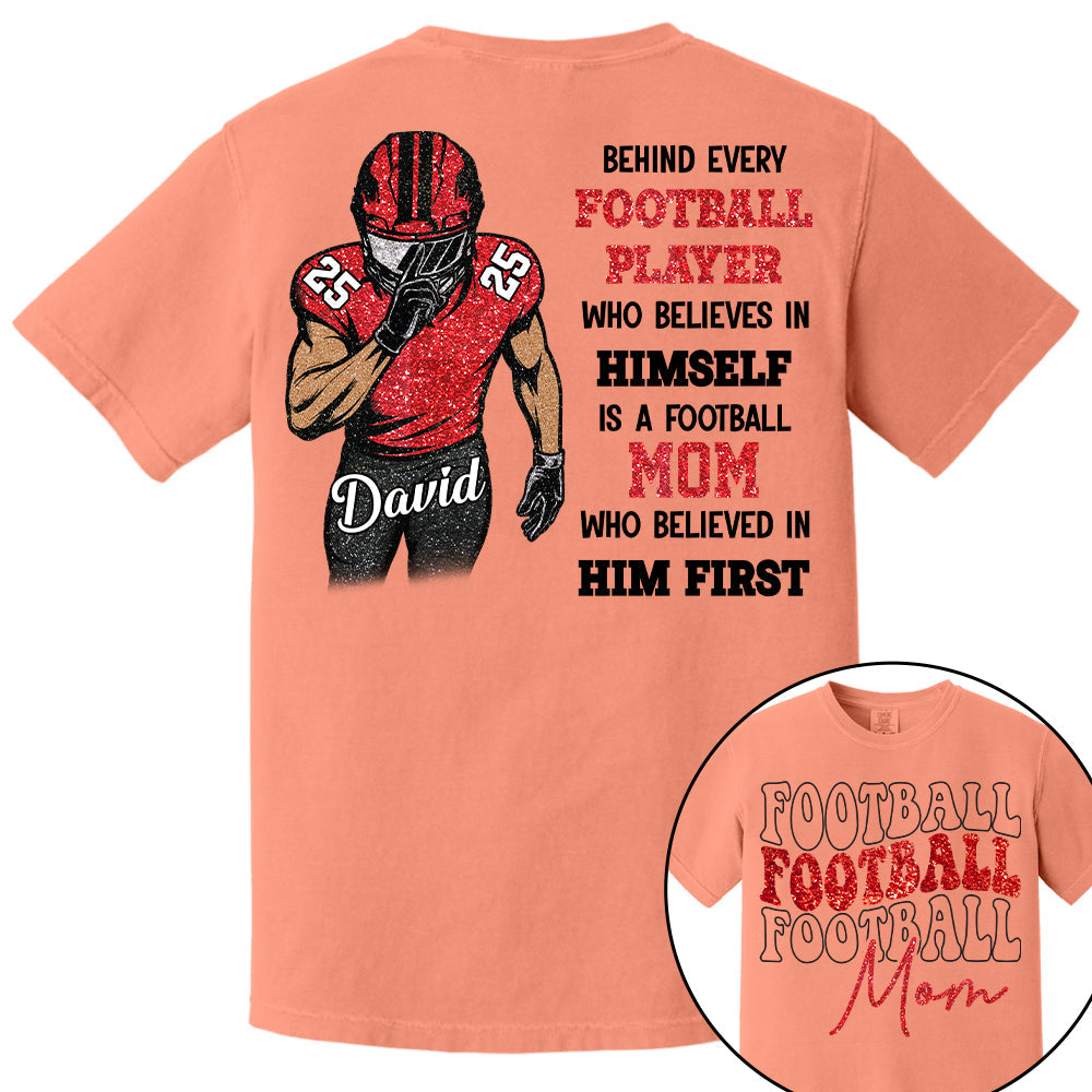 Behind Every Football Player Shirt - Personalized Shirt For Football Family NA04 Nh00