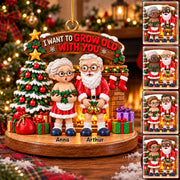 I Want To Grow Old With You - Personalized Couple Ornament New VH01