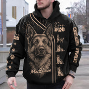 German Shepherd, Personalized Bleach Style Dog Shirt, Gift For Dog Lover T1807 Pt99