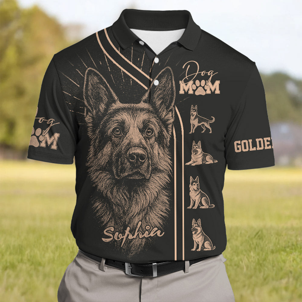 German Shepherd, Personalized Bleach Style Dog Shirt, Gift For Dog Lover T1807 Pt99