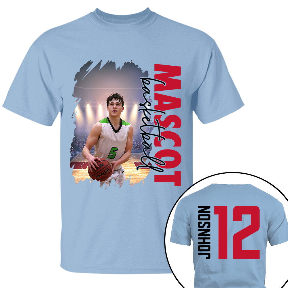 Custom Photo Basketball Shirt, Personalized Basketball Mom Shirt, Game Day Basketball Hoodie, Basketball Dad Sweatshirt