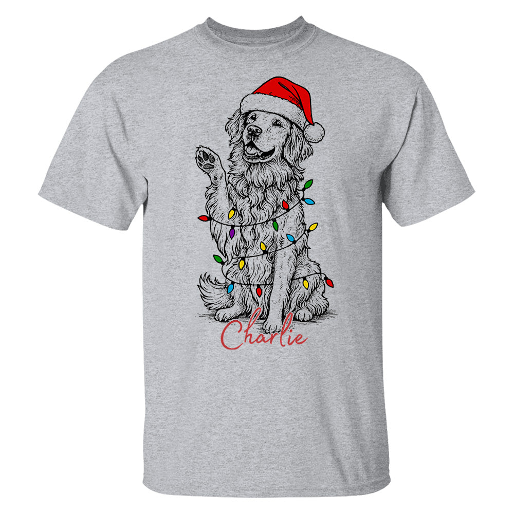Personalized Pet Photo Christmas Shirt Custom Gift for Dog Lovers Tu24 Li29