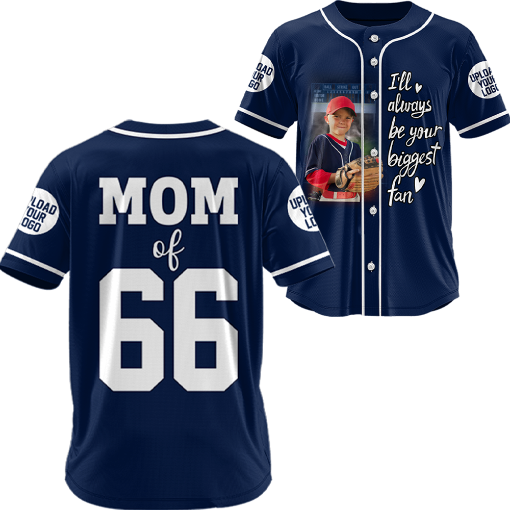 Custom Photo Baseball Game Day Baseball Jersey Gift For Baseball Lovers - Personalized Gift For Baseball Player K1702