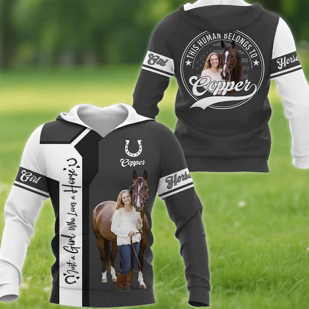 Just A Girl Who Loves Horses Personalized All Over Prints Shirt Gift For Horse Lovers Tu24 Hv01