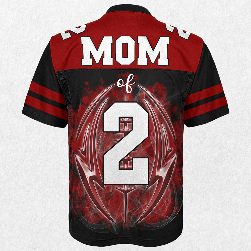 Custom Photo Football Jersey Shirt For Football Family Game Day Shirt H2511