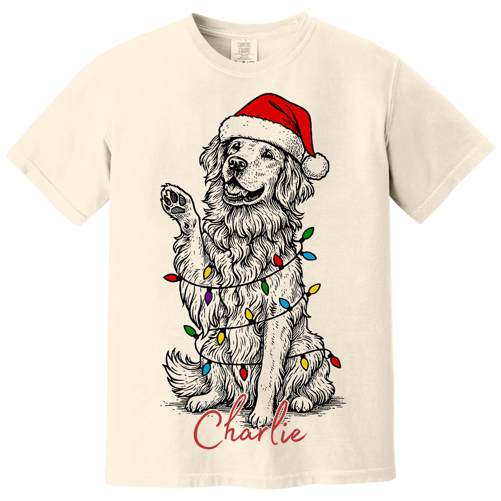 Personalized Pet Photo Christmas Shirt Custom Gift for Dog Lovers Tu24 Li29