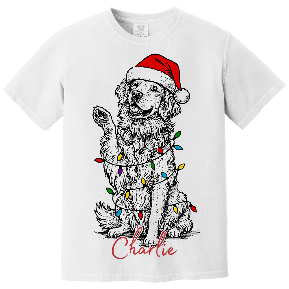 Personalized Pet Photo Christmas Shirt Custom Gift for Dog Lovers Tu24 Li29