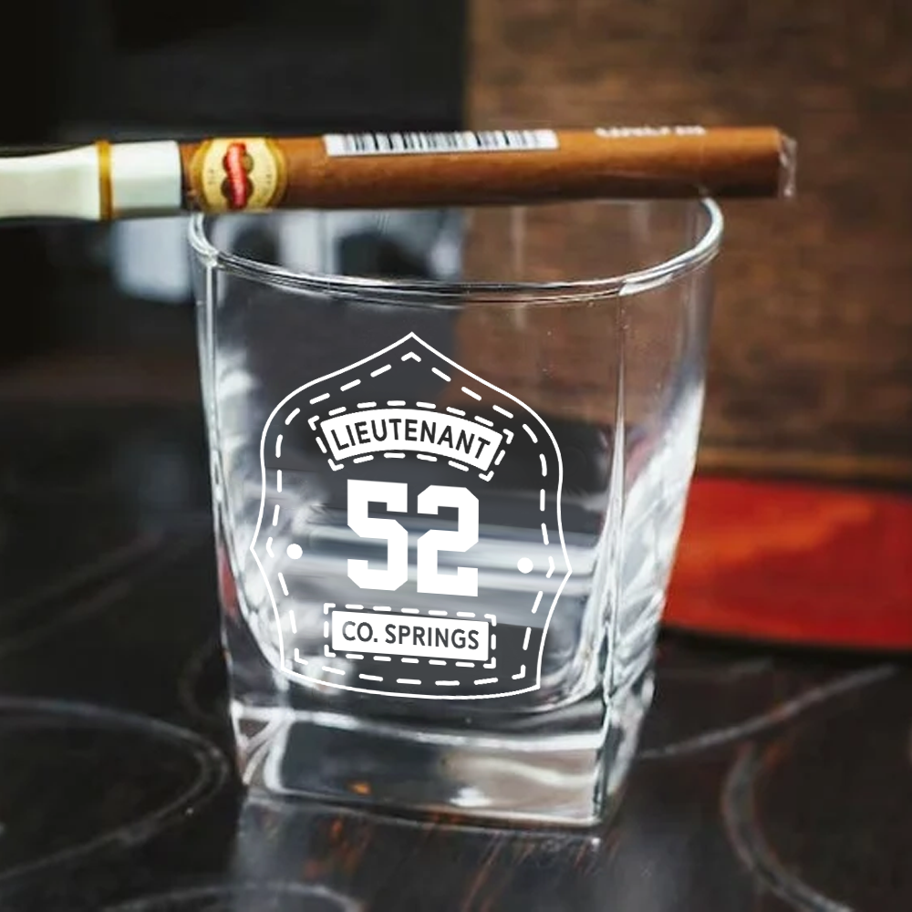 Custom Firefighter Whiskey Hexagon Decanter Set For Fireman Retired Fireighter Gift K1702 Trhn